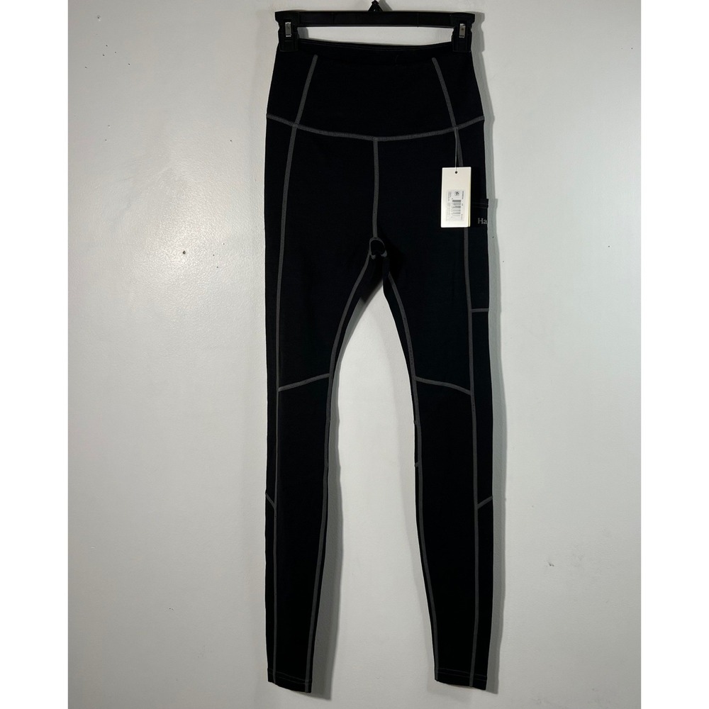 Womens Halfdays Hallie Merino Legging High Rise Knit XS Black NWT msrp $130